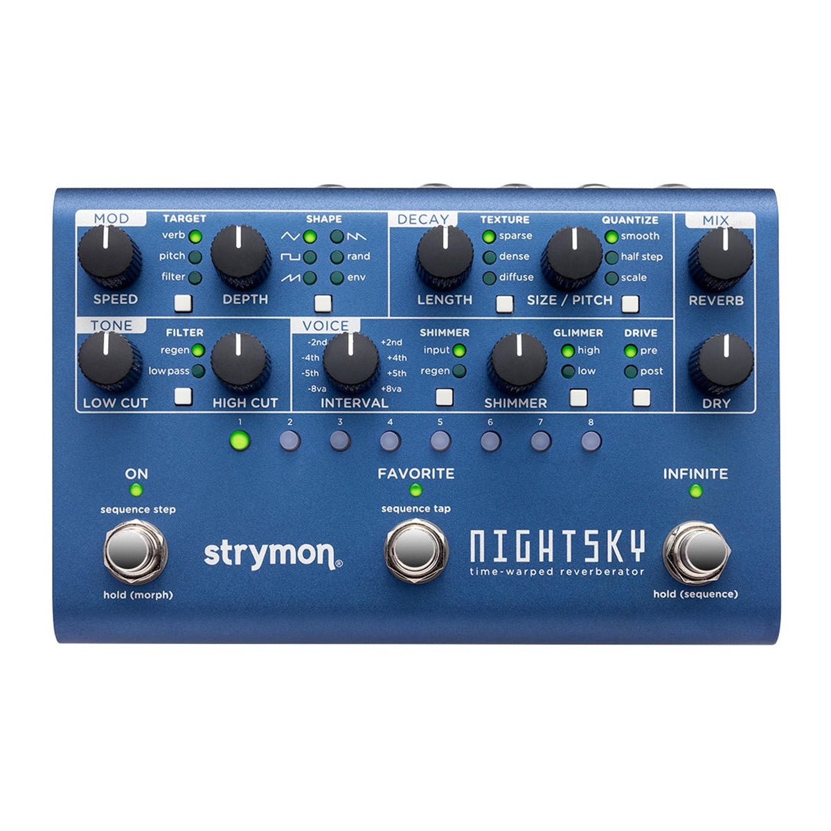 Strymon NightSky Time-Warped Reverberator Pedal