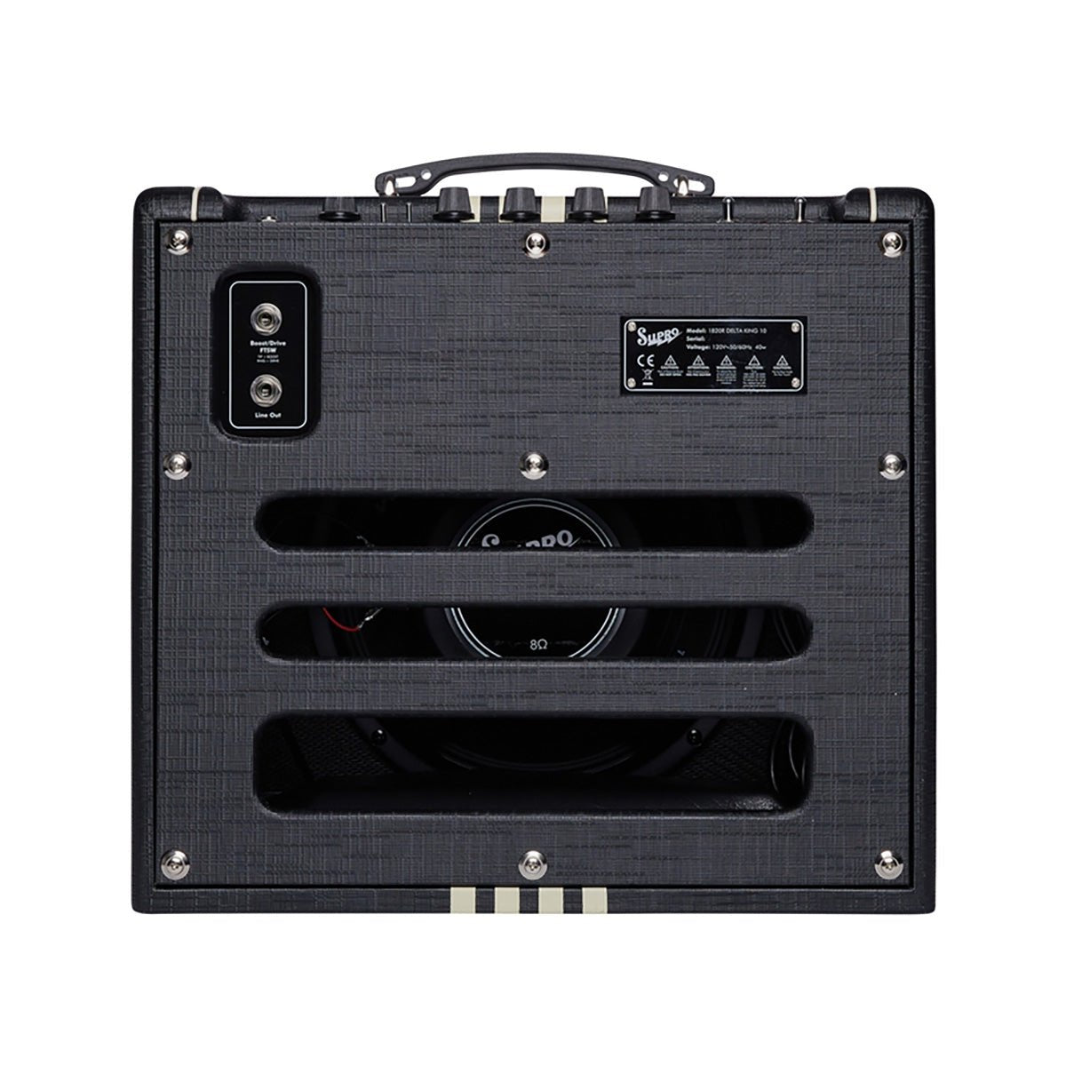 Supro Delta King 10 1x10-inch 5-watt Tube Combo Amp - Black and Cream