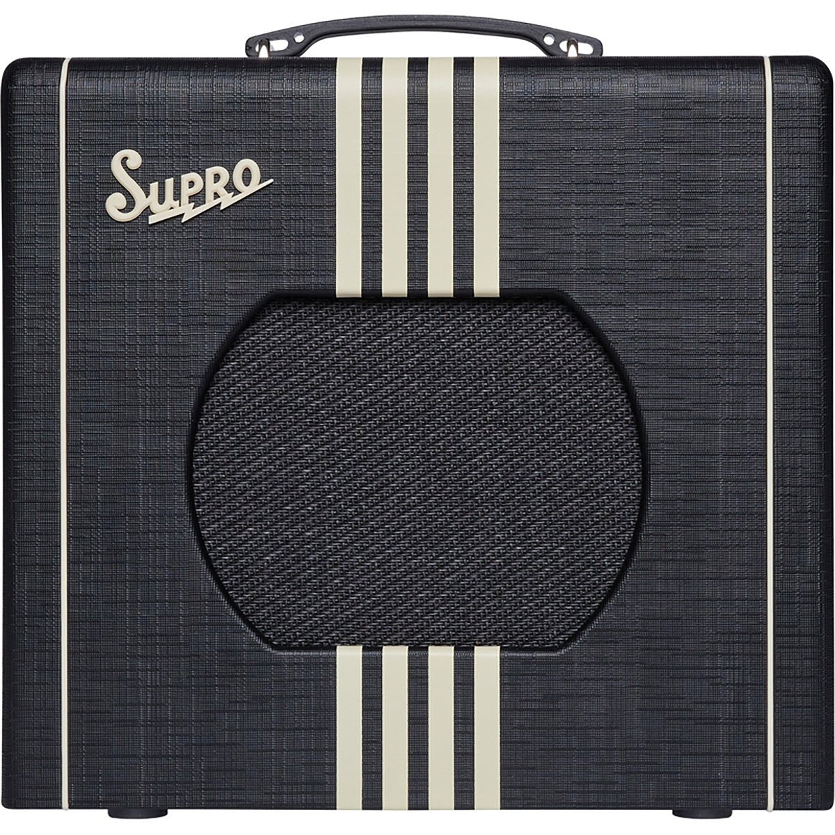 Supro Delta King 10 1x10-inch 5-watt Tube Combo Amp - Black and Cream