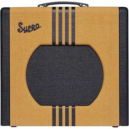 Supro Delta King 12 1x12-inch 15-watt Tube Combo Amp - Tweed and Black