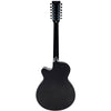 Tanglewood Guitars Blackbird Super Folk Cutaway 12-String Acoustic/Electric Guitar (Smokestack Black Satin)