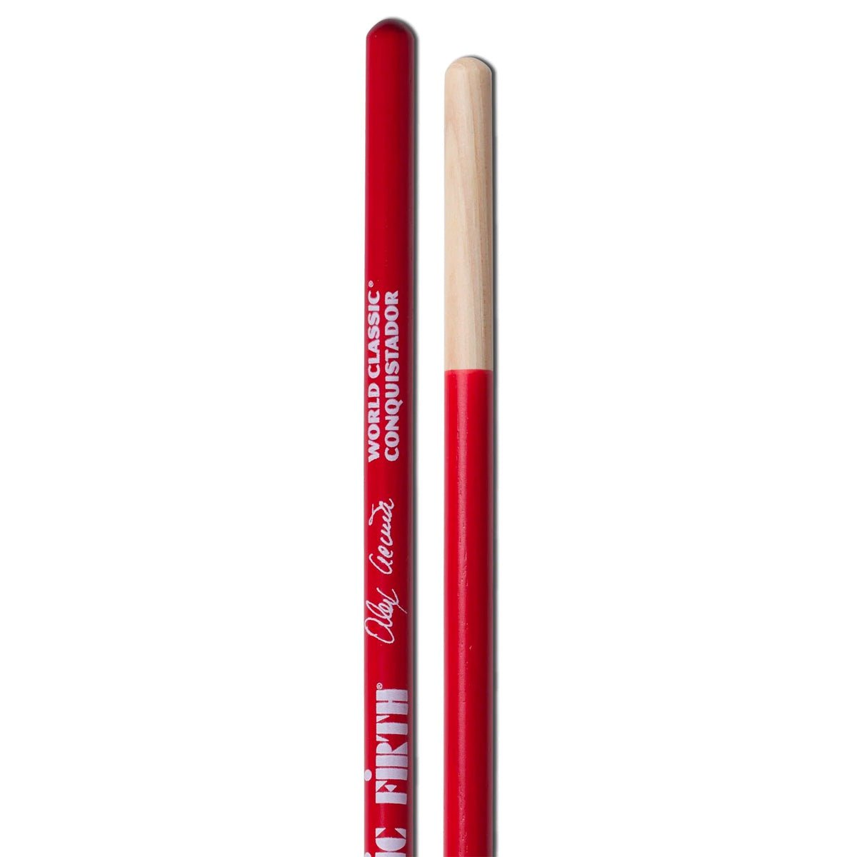 Vic Firth Alex Acuna Conquistador Timbale Sticks Rojo