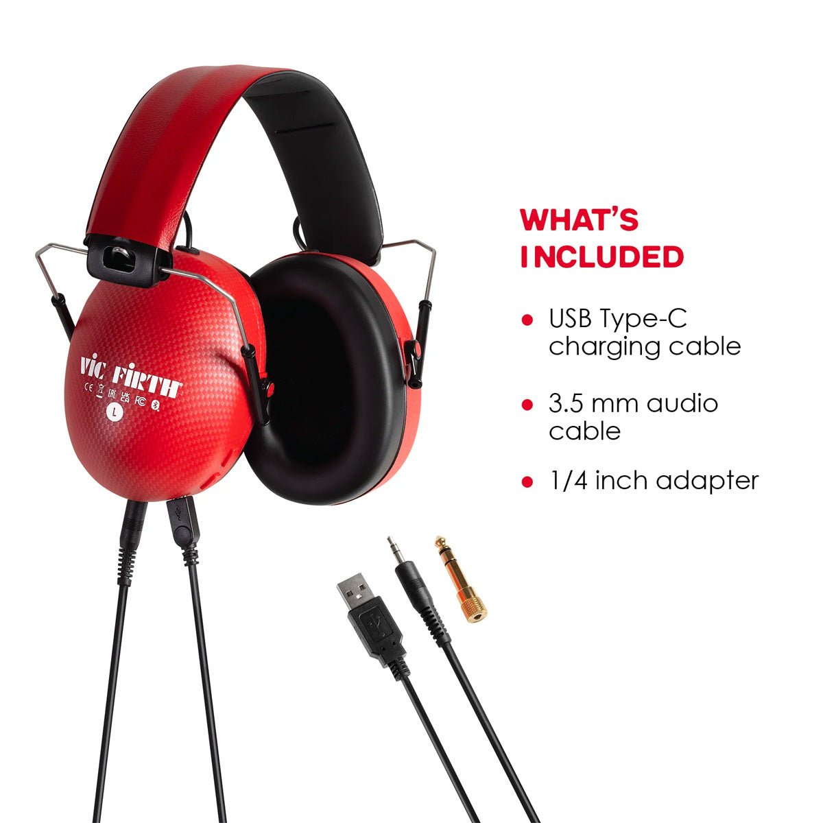 Vic Firth Sound Isolation Bluetooth Headphones