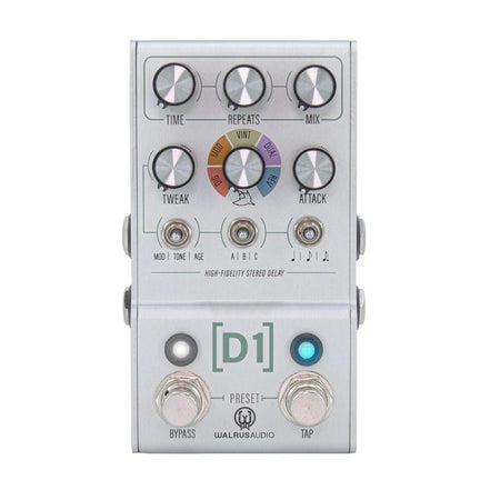 Walrus Audio MAKO Series D1 High-Fidelity Delay V2 Guitar Effects Pedal