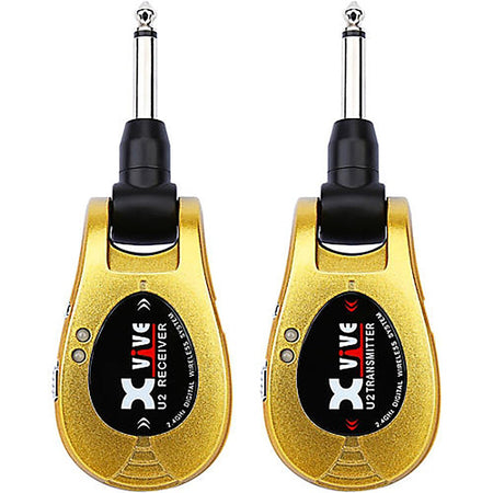 Xvive Audio U2 Wireless System for Electric Guitars - Gold