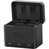 Xvive Audio U5C Battery Charger Case with Three Batteries for U5 Wireless Systems