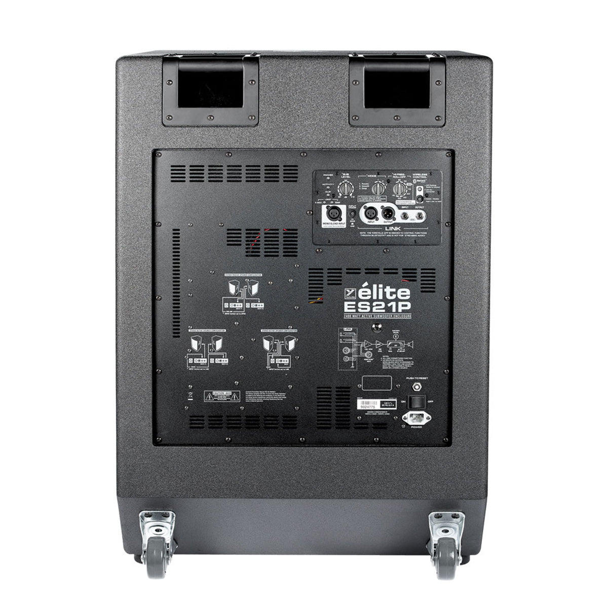Yorkville Sound Elite Series ES21P 21" 2400W Powered Subwoofer with Bluetooth Control