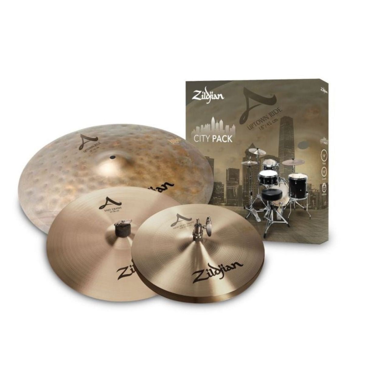 Zildjian A City Cymbal Set - 12/14/18 inch