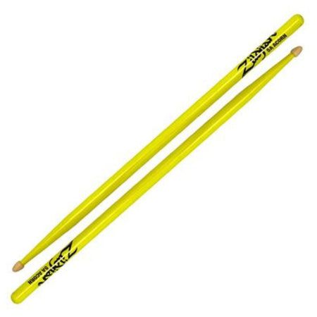 Zildjian Acorn Drumsticks - 5A - Neon Yellow